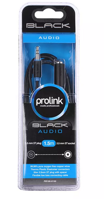 PB106-0150 PROLINK JACK 3.5mm ΑΡΣ - JACK 3.5mm ΘΗΛ - 1,50mm